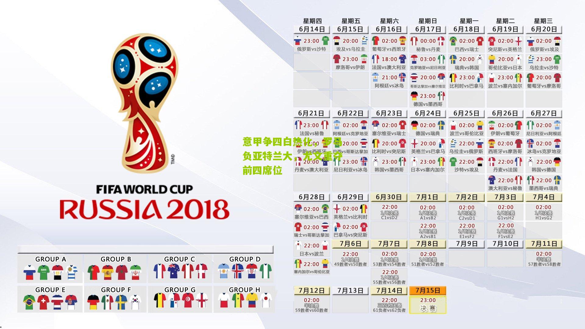 熊猫体育官方平台|意甲争四白热化，罗马负亚特兰大，尤文重夺前四席位